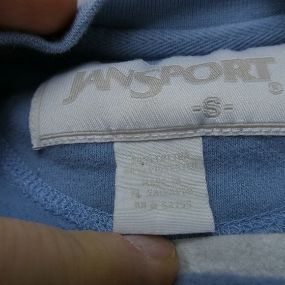 VINTAGE JanSport Sweater Womens Small Pastel Colored Embroidered Leaves Cabela's - Picture 2 of 8